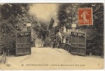 Carte Photo Ancienne Fontenay Sous Bois - Entrée Du Restaurant De La Porte Jaune - Fontenay Sous Bois