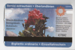 Alt012 Biglietto Autobus Ticket Bus | Bolzano, Bozen | Provincia Autonoma Alto Adige, Fiore Rododendro, Flower, Fleure - Europe