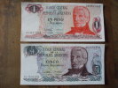Billets  D´Argentine  : Lot De 5 Billets  De 1 à 500  Pesos - Argentina