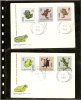 POLOGNE GRENOUILLES TORTUE LEZARD  FDC 1ER JOUR - Grenouilles