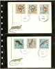 POLOGNE SERPENTS  LEZARDS  FDC 1ER JOUR - Schlangen