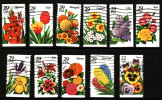 * 11 Verschillende Postzegels Bloemen USA - Collezioni & Lotti