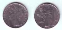 Italy 100 Lire 1969 - 100 Liras