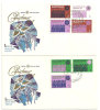 Noël 1971. Les Rois Mages. Forte Cote Des Timbres. Yv.# 450/56.  2 FDC`s Sydney & Brisbane - Storia Postale