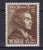 Norway 1942 Mi. 272     15 Ø Johan Herman Wessel MH* - Unused Stamps