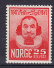 Norway 1947 Mi. 334      25 Ø Peter Dass MH* - Neufs