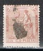 Sello 5 Cts Rosa Alegoria España 1873, Edifil Num 132 º - Usados