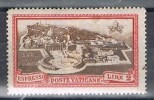 Vaticano 1933, 2 Liras Expresso. Urgente, Yvert Num 3 * - Eilsendung (Eilpost)