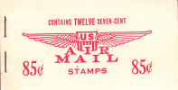 United States Scott #BKC8 MNH Booklet 7c Airmail - Red - 1941-80