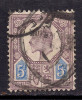 GB 1902 - 13 KEV11  5d BLUE/PURPLE USED STAMP ( F306 ) - Oblitérés