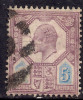 GB 1902 - 13 KEV11  5d BLUE/PURPLE USED STAMP ( G493 ) - Oblitérés