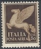 1930-32 REGNO POSTA AEREA SOGGETTI ALLEGORICI 50 CENT MH * -  RR10071-8 - Correo Aéreo