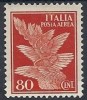 1930-32 REGNO POSTA AEREA SOGGETTI ALLEGORICI 80 CENT MH * -  RR10071-2 - Correo Aéreo