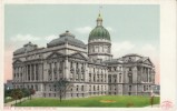 Indianapolis IN Indiana, State Capitol Building Architecture, C1900s Vintage Detroit Photographic Co. Postcard - Indianapolis