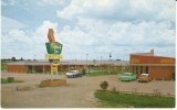 West Opelousas LA Lousiana, Cardinal Motel & Jim Bowie Restaurant, Autos, C1950s Vintage Postcard - Other & Unclassified