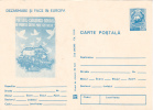 PIGEONS, DISARMAMENT AND PIECE IN EUROPE, 1982, COVER STATIONERY, ENTIER POSTAL, UNUSED, ROMANIA - Pigeons & Columbiformes