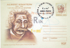 ALBERT EINSTEIN, 2004, COVER STATIONERY, ENTIER POSTAL, OBLITERATION CONCORDANTE, ROMANIA - Albert Einstein