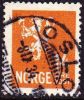 Norway 1926 / 29 Lion 14 Ore Orange  Y & T 112 A - Gebruikt