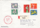 Suisse - Pro Juventute - Lettre Recommandée De 1962 - Fleurs - Enfants - Covers & Documents