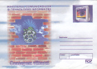 COMUNICATIONS AND INFORMATION TECHNOLOGY DEPARTAMENT, 2003, COVER STATIONERY, ENTIER POSTAL, UNUSED, ROMANIA - Informatique