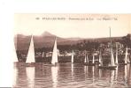 CP, 74, Les Régates à Evian-les-Bains, Panorama Pris Du Lac Léman, Vierge - Vela