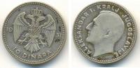 KINGDOM OF YUGOSLAVIA , 10 DINARA 1931 , LONDON MINT - Yougoslavie