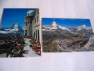 2 Cartes Zermatt....une Avec Pliure - Matt