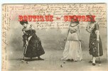 JEU De CROQUET Au Début Du Siècle Carte 1904's - Jeux De Jeunes Filles - Dos Scané - Autres & Non Classés