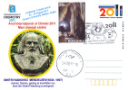 DIMITRI IVANOVICI MENDELEEV, GREAT CHEMIST, 2011, SPECIAL CARD, OBLITERATION CONCORDANTE, ROMANIA - Chimie