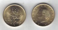 RedF - REPUBBLICA , 20 Lire Del 1979 Da Rotolino - 20 Liras