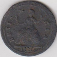 Groot Brittanie  1/2 Penny   1720  (893)   KM 557 - B. 1/2 Penny