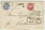 Allemagne - Anciens Etats, Prusse Mi No 16, 17 (Y&T 17, 18) Sur Lettre De Elberfeld Vers Rotterdam, See Scan - Cartas & Documentos