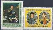 1973 ARGENTINE 944-45** Bolivar - Unused Stamps