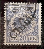 CHINE.Bureaux Allemands.1898.Michel N°4 I. Oblitéré; S28 - Deutsche Post In China