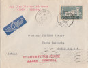 ALGERIE  LIAISON AERIENNE ALGER-TEBESSA  1956  CACHET D'ARRIVEE - Briefe U. Dokumente