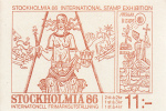 Sweden MNH Scott #1543a Complete Booklet STOCKHOLMIA ´86 - 1981-..