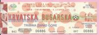 FOOTBALL TICKET CROATIA : BULGARIA, Zagreb, Maksimir, 9.10.2004. - Tickets & Toegangskaarten