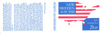 Sweden MNH Scott #1677a Complete Booklet 350th Anniversary Settling Of New Sweden - Joint With USA, Finland - Hockey (sur Glace)