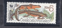 Czechoslovakia Scott # 2751 MNH Lizards World Wildlife Fund Pander Catalogue $2.25 - Neufs