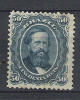 M649.-.  BRASIL .-. 1866 .-. MI # : 25  -  USED . - Oblitérés