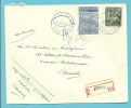 768+771 Op Brief Aangetekend Met Stempel ASSENDE  (VK) - 1948 Exportation
