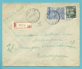 768+771 Op Brief Aangetekend Met Stempel RETIE  (VK) - 1948 Export