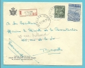 768+771 Op Brief Aangetekend Met Stempel BERLAAR (LIER)  (VK) - 1948 Esportazione