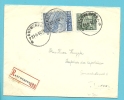 768+771 Op Brief Aangetekend Met Stempel ANTWERPEN 7G (VK) - 1948 Export