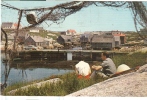 Peggy's Cove, Nova Scotia, Canada, POSTCARD, COLOR, USED 1959, ANIMATED, USA DESTINATION, - Sonstige & Ohne Zuordnung