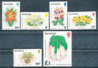 ASCENSION 1982 FLOWERS RE-PRINTED WITH DATE 1982, SC# 275A/87A MISSPRICED BY SCOTT MNH - Ascensión