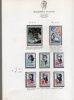 FRANCIA 1972 ANNATA MONTATA SU FOGLI GBE MNH - FRANCE VINTAGE MONTÉ SUR DES FEUILLES - 1970-1979