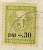 Germany GDR DDR Certificate Berlin Revenues 1952 Geburtsurkunde Gebührenmarken Stempelmarken Timbres Fiscaux - Briefe U. Dokumente