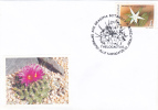 CACTUS, BOTANICAL GARDEN CLUJ, 2006,  SPECIAL COVER, OBLITERATION CONCORDANTE, ROMANIA - Sukkulenten