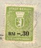 Germany Certificate Berlin Revenue 1948 Heiratsurkunde Gebührenmarke Stempelmarke Timbre Fiscal - Brieven En Documenten